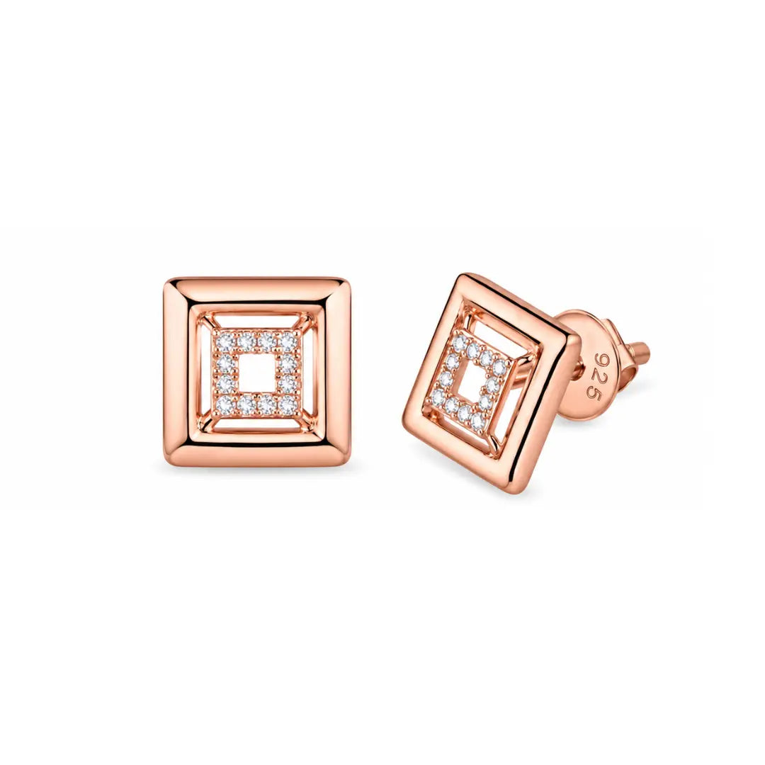 Mashha 925 Sterling Silver Elara Diamond Frame Set Mashha