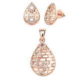 Mashha 925 Sterling Silver Starlit Weave Set