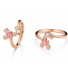 Mashha 925 Silver Micky Mouse Toe Rings