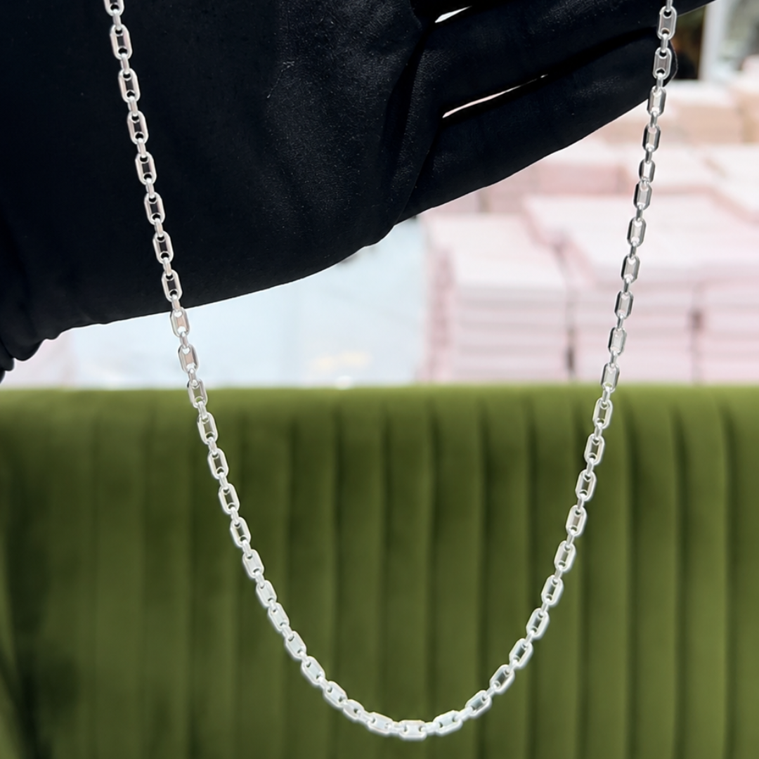 Mashha 925 Sterling Silver Titan Link Chain Mashha
