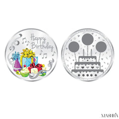 MASHHA 999 Pure Silver Birthday Coin – 10g Precious Moments Edition Mashha
