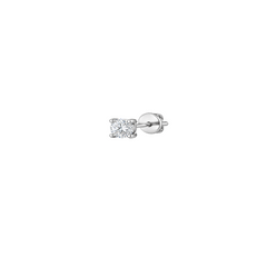 Mashha 925 Silver Classic Men’s Stud Piercing (Extra Small) oval Mashha