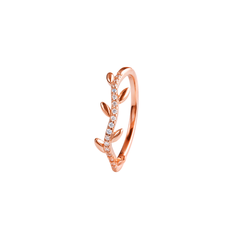 Mashha 925 Silver Pankhudi Spark Ring