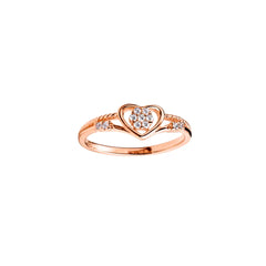 Mashha Eternal Heart Spark Ring (Rose Gold) Mashha