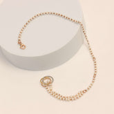 Trio Ring Harmony Pearl Bracelet