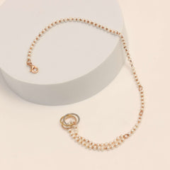 Trio Ring Harmony Pearl Bracelet