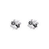 Blossom Charm sterling Silver Earrings