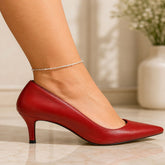 Mashha 925 Silver Luna Link Anklet Mashha