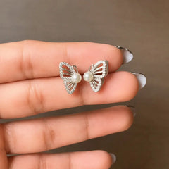 Mashha 925 Silver Titli Tadka Earrings Mashha