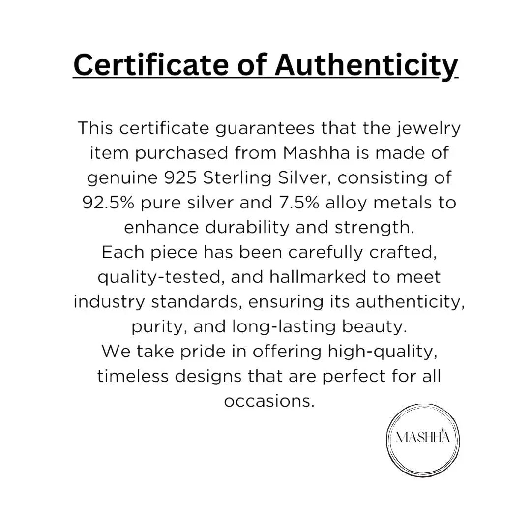 Mashha 925 Silver Glam Stiletto Sui Dhaga Earrings Mashha