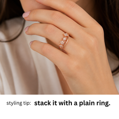 Mashha 925 Silver Nakhrali Spark Ring