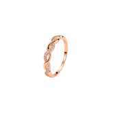 Mashha 925 silver Twisted Glow Eternity Ring Mashha