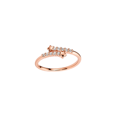 Mashha 925 Silver Celestia Starfall Ring