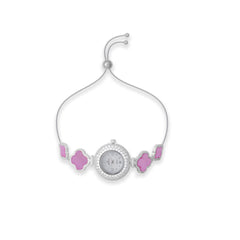 Crystal Bloom Timepiece Bracelet Watch