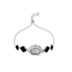 Royale Oval-Cut Crystal Watch