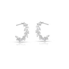 Willow Vine Hoop Earrings