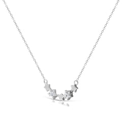Silver Starlight Curve Pendant