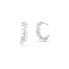 Willow Vine Hoop Earrings