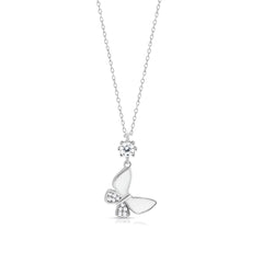 Silver Butterfly Pendant