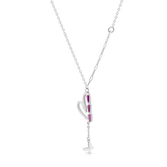 Amora Heart Butterfly Necklace