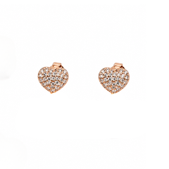 Mashha 925 Silver Stud cum Earring (Gold)