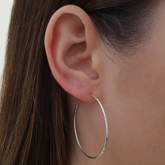 Mashha 925 Classic Silver Hoops