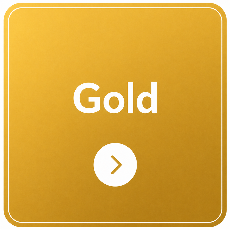 A square gold button