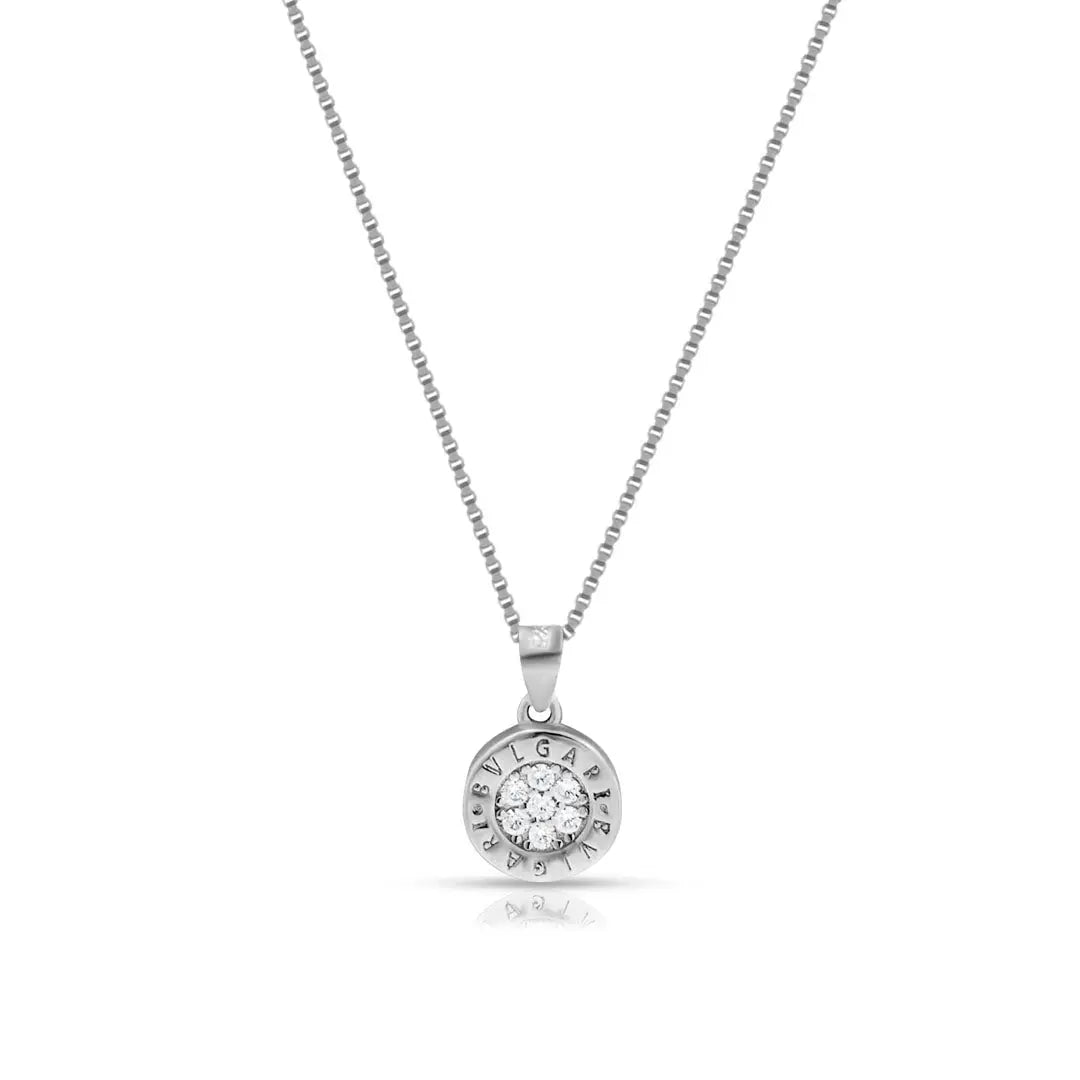 Mashha 925 Silver BVLGARI Inspired Chain Pendant & Earrings Mashha