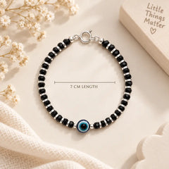 Black Bead Evil Eye Protection Bracelet Mashha