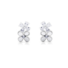 Mashha 925 Silver Bloomlight Duo Studs Mashha