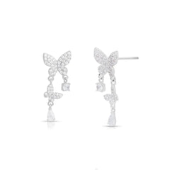 Mashha 925 Silver Butterfly Delicacy Earrings Mashha