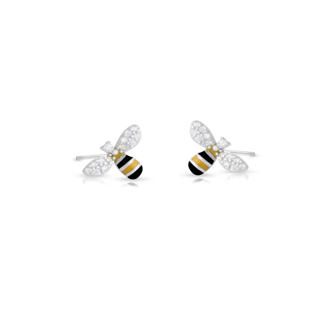 Mashha 925 Silver Call Me Honey Earrings Mashha