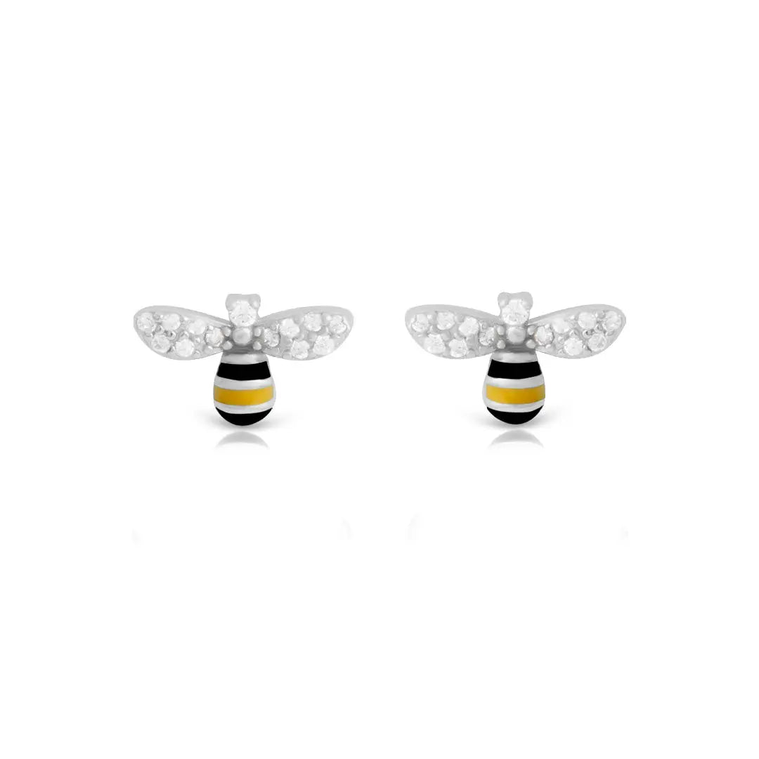 Mashha 925 Silver Call Me Honey Earrings Mashha