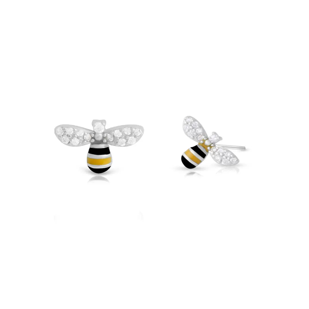 Mashha 925 Silver Call Me Honey Earrings Mashha