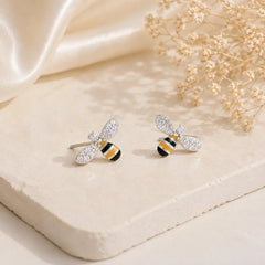 Mashha 925 Silver Call Me Honey Earrings Mashha