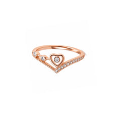 Mashha 925 Silver Celeste Heartline Ring Mashha