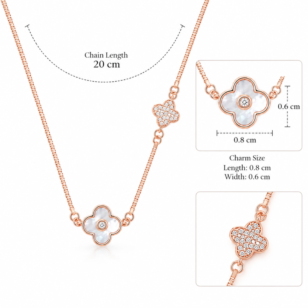  Mashha Celestia Clover Pendant Chain