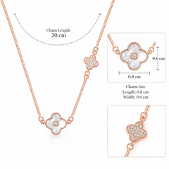 Mashha Celestia Clover Pendant Chain