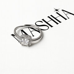 Radiant Halo Princess Ring (Adjustable)