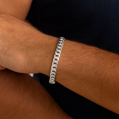 Cuban Link Sterling Silver Bracelet