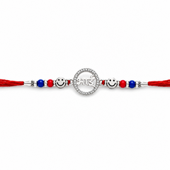 Mashha 925 Silver Smiley Bhai Rakhi Mashha