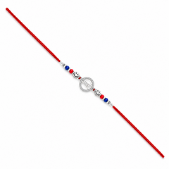 Mashha 925 Silver Smiley Bhai Rakhi Mashha