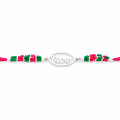 Mashha 925 Silver Veera Silver Rakhi Mashha