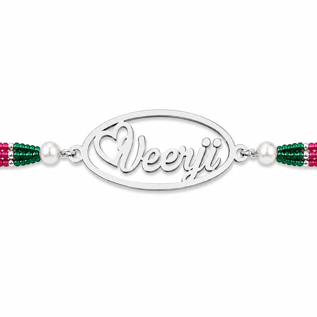 Mashha 925 silver Veerji Love Silver Rakhi Mashha