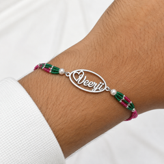 Mashha 925 silver Veerji Love Silver Rakhi Mashha
