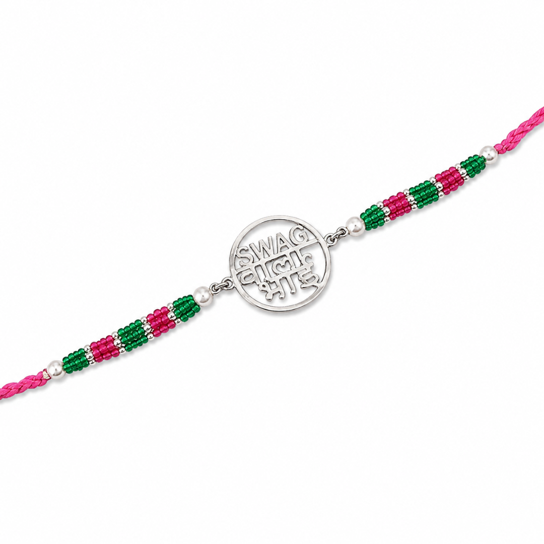 Mashha 925 silver Swag Wala Bhai Silver Rakhi Mashha
