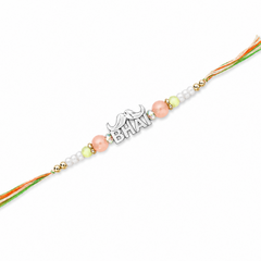 Mashha 925 silver Classic BHAI Silver Rakhi Mashha