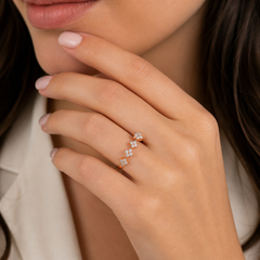 Mashha 925 Silver Nakhrali Spark Ring