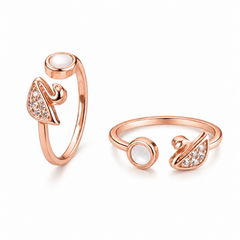 Mashha 925 silver Swanlight Toe Rings