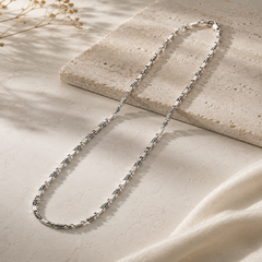 Mashha 925 Silver Apex Chain for men (30 cms)